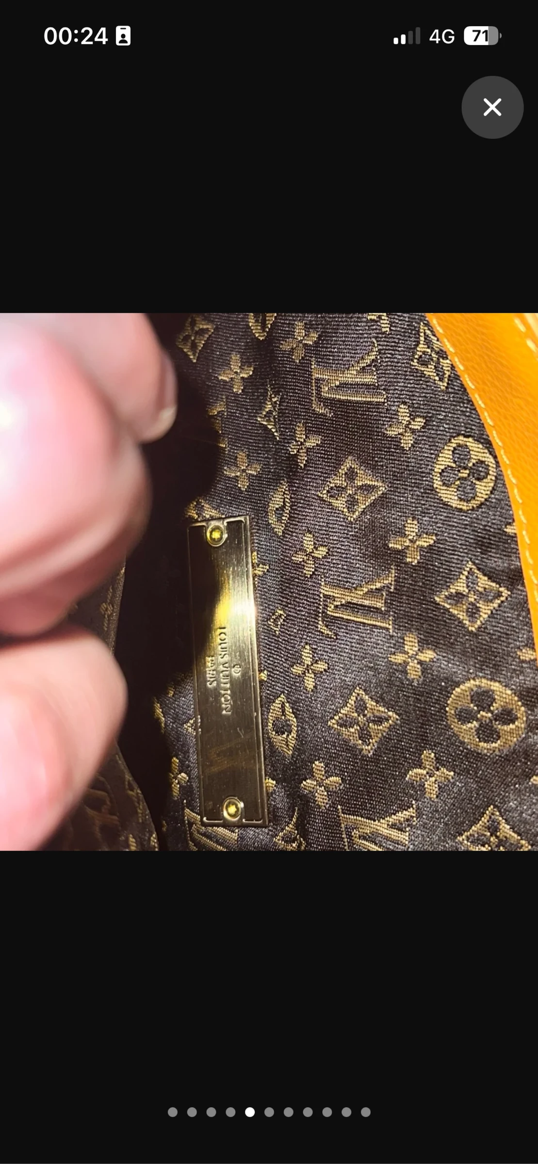 L V dauphine MM soft 2026 cognac bag – photo 8